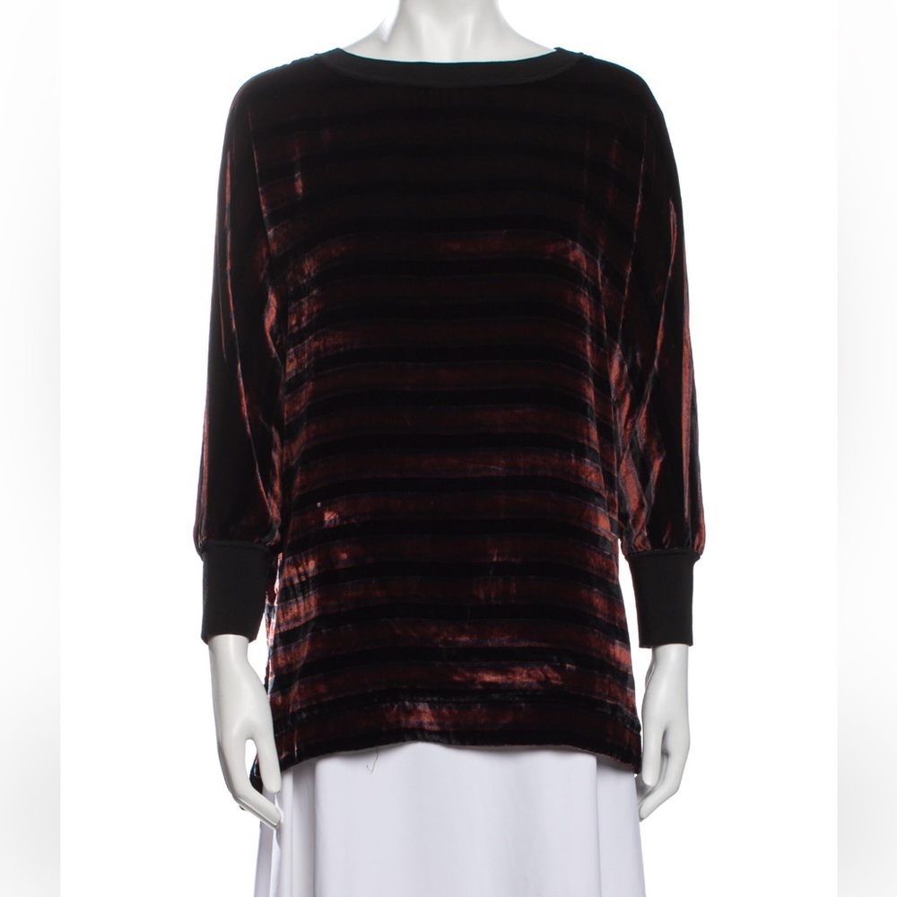 Lafayette Velvet Striped Top